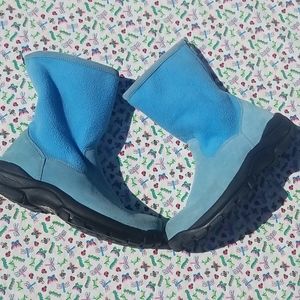 Baby Blue Lands End Winter Boots